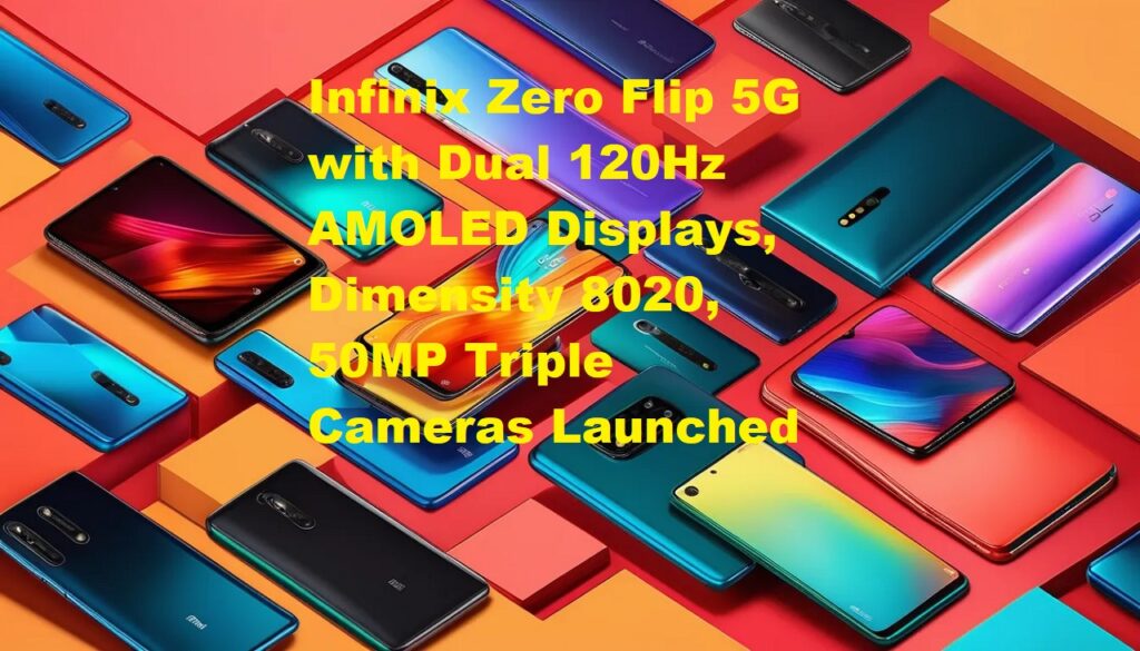 Infinix Zero Flip 5G with Dual 120Hz AMOLED Displays, Dimensity 8020, 50MP Triple Cameras Launched